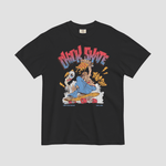 Chick Skate Graphic Tee - Junk Pizza