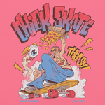 Chick Skate Graphic Tee - Junk Pizza