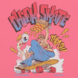 Chick Skate Graphic Tee - Junk Pizza