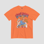 Chick Skate Graphic Tee - Junk Pizza