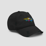 Distressed Dad Hat - Junk Pizza