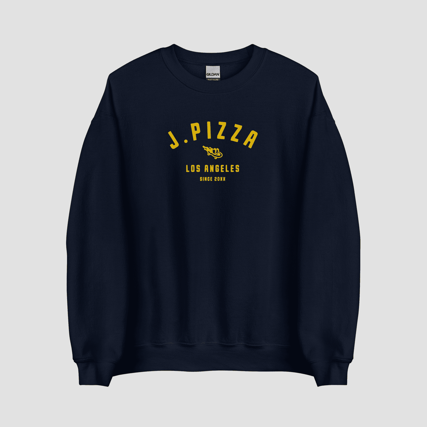J. Pizza Embroidered Sweatshirt - Junk Pizza