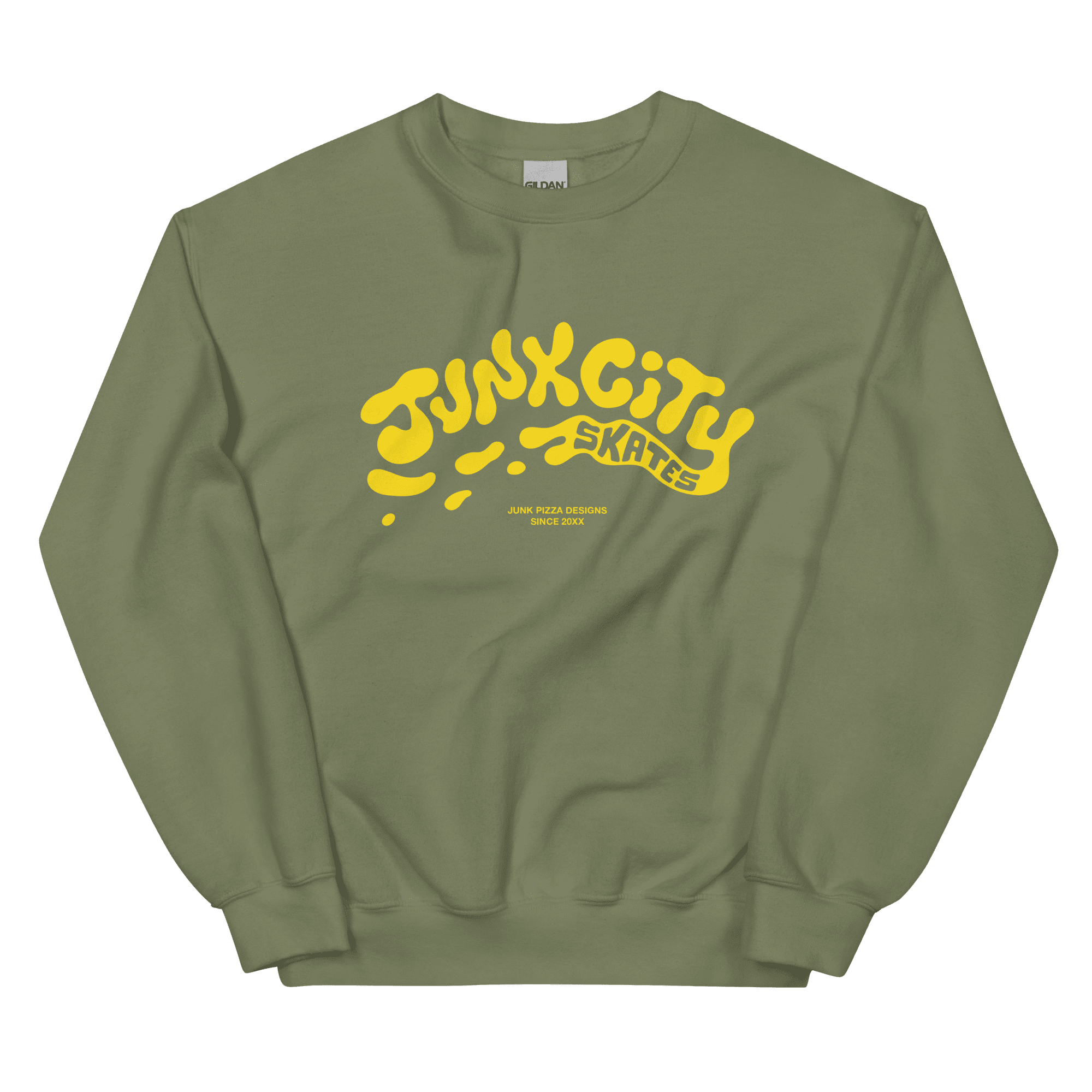 Junk City Skates Logo Sweatshirt - Junk Pizza