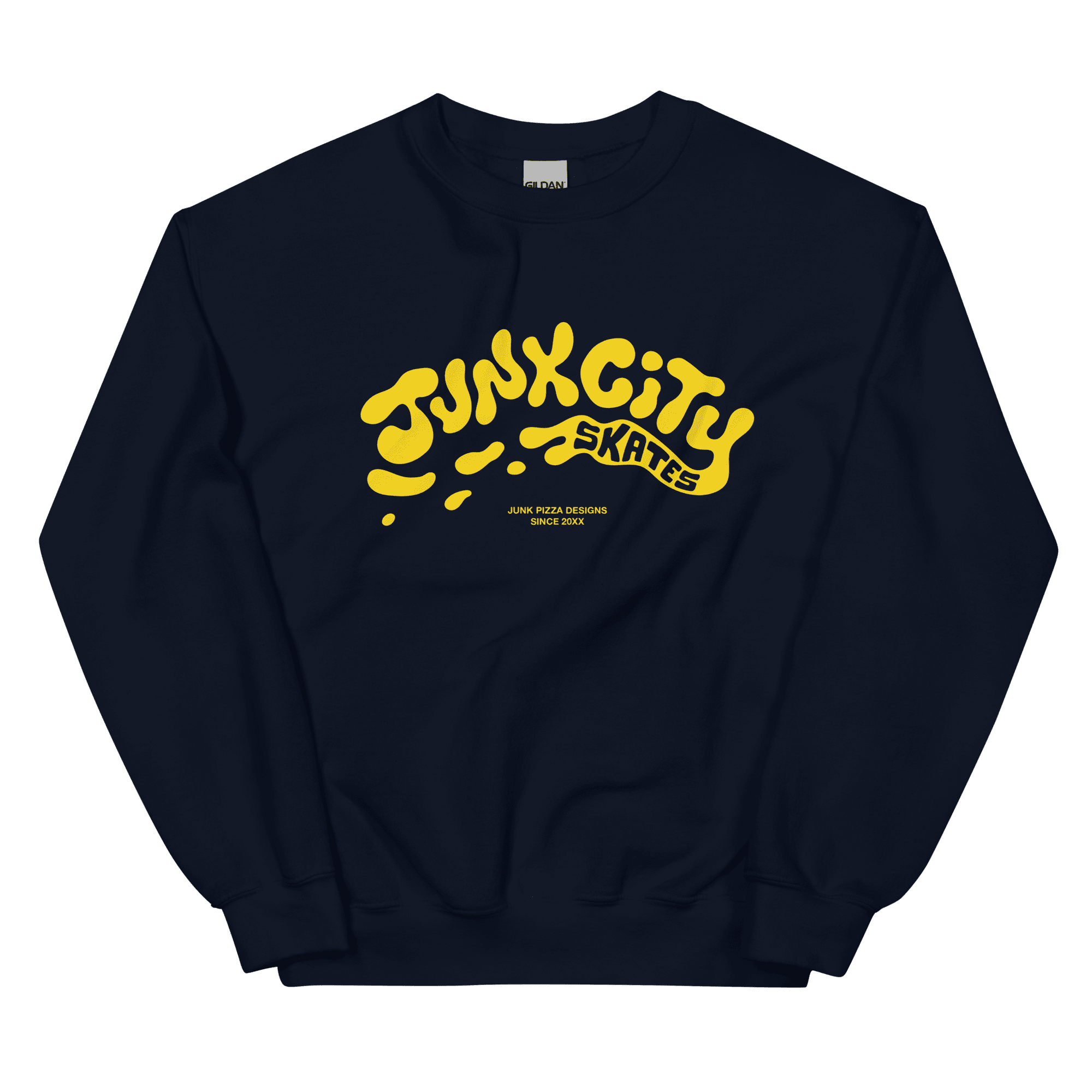 Junk City Skates Logo Sweatshirt - Junk Pizza
