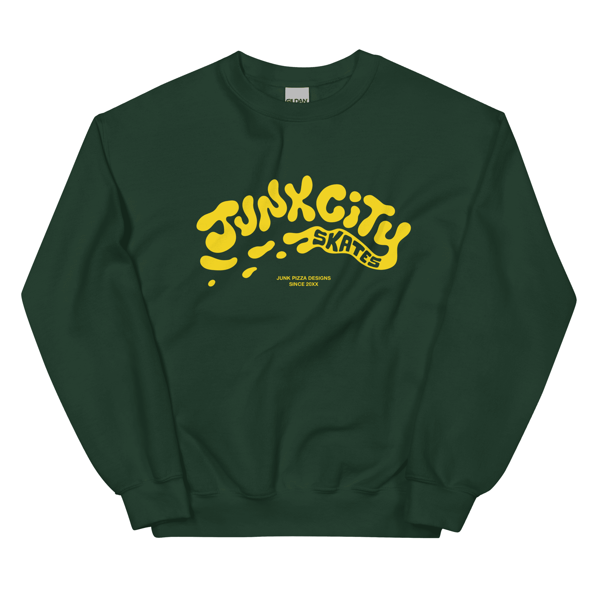 Junk City Skates Logo Sweatshirt - Junk Pizza