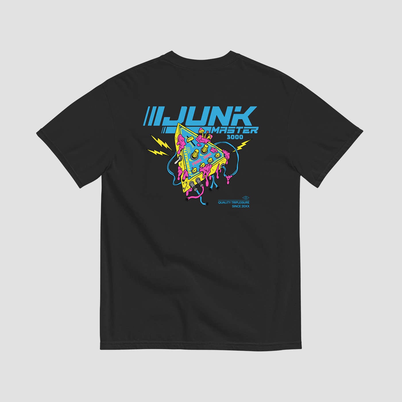 Junk Master 3000 Graphic Tee - Junk Pizza
