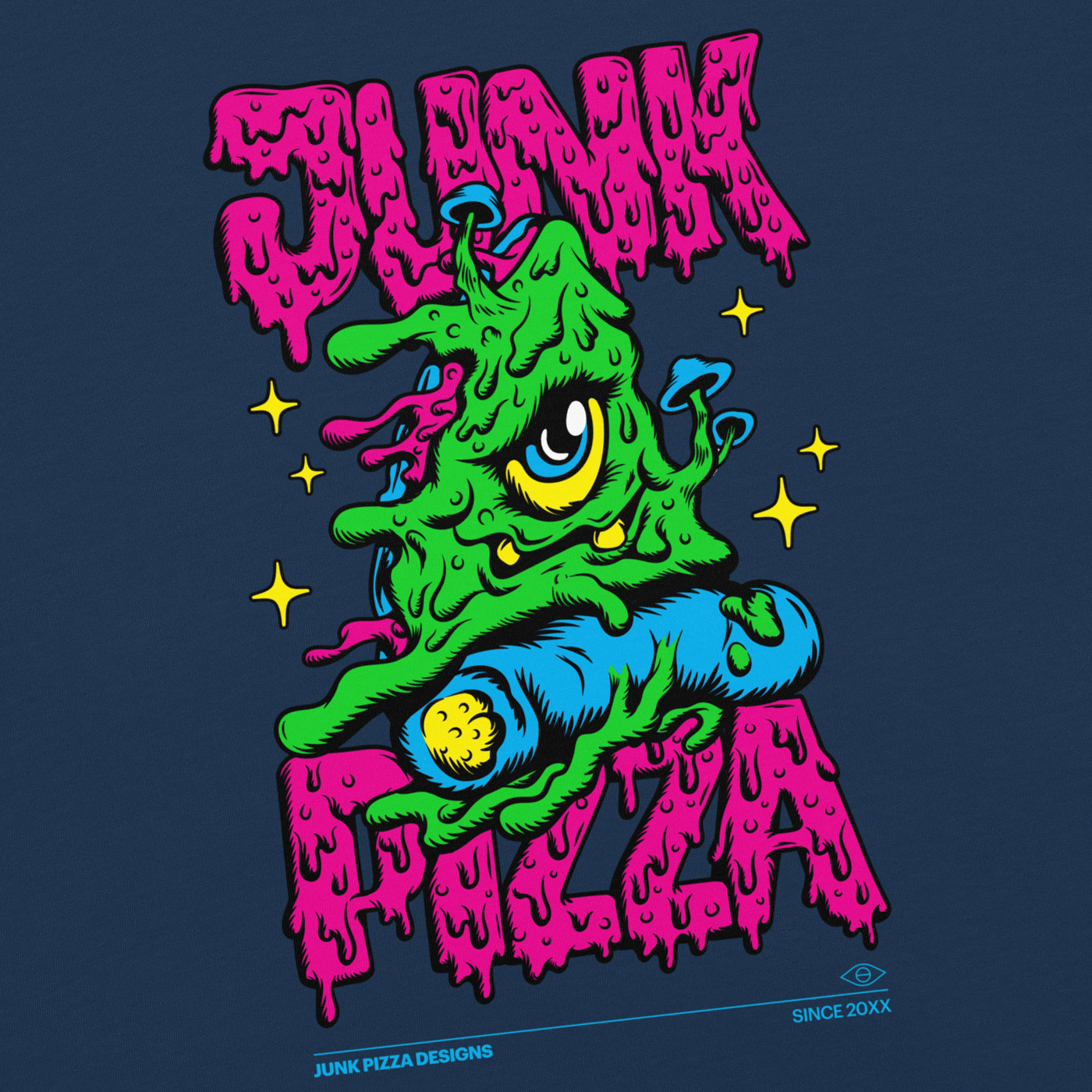 Junk Pizza Heavy Trip Graphic Tee - Junk Pizza