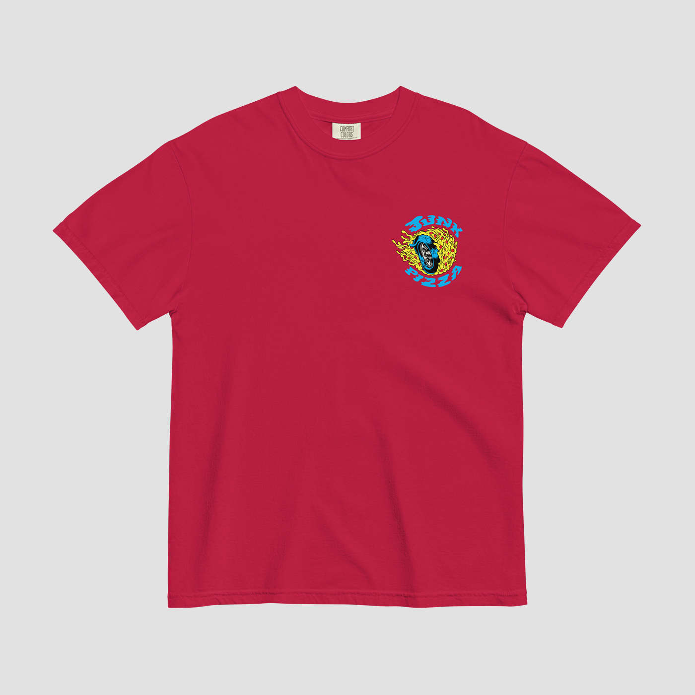 Junk Pizza Hot Wheel Tee - Junk Pizza