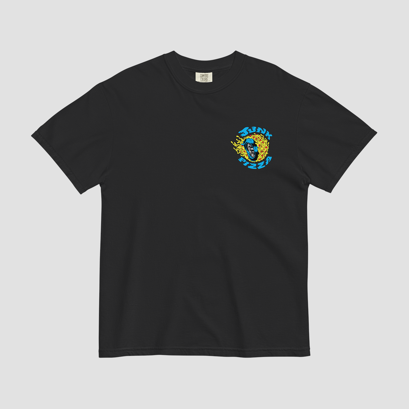 Junk Pizza Hot Wheel Tee - Junk Pizza