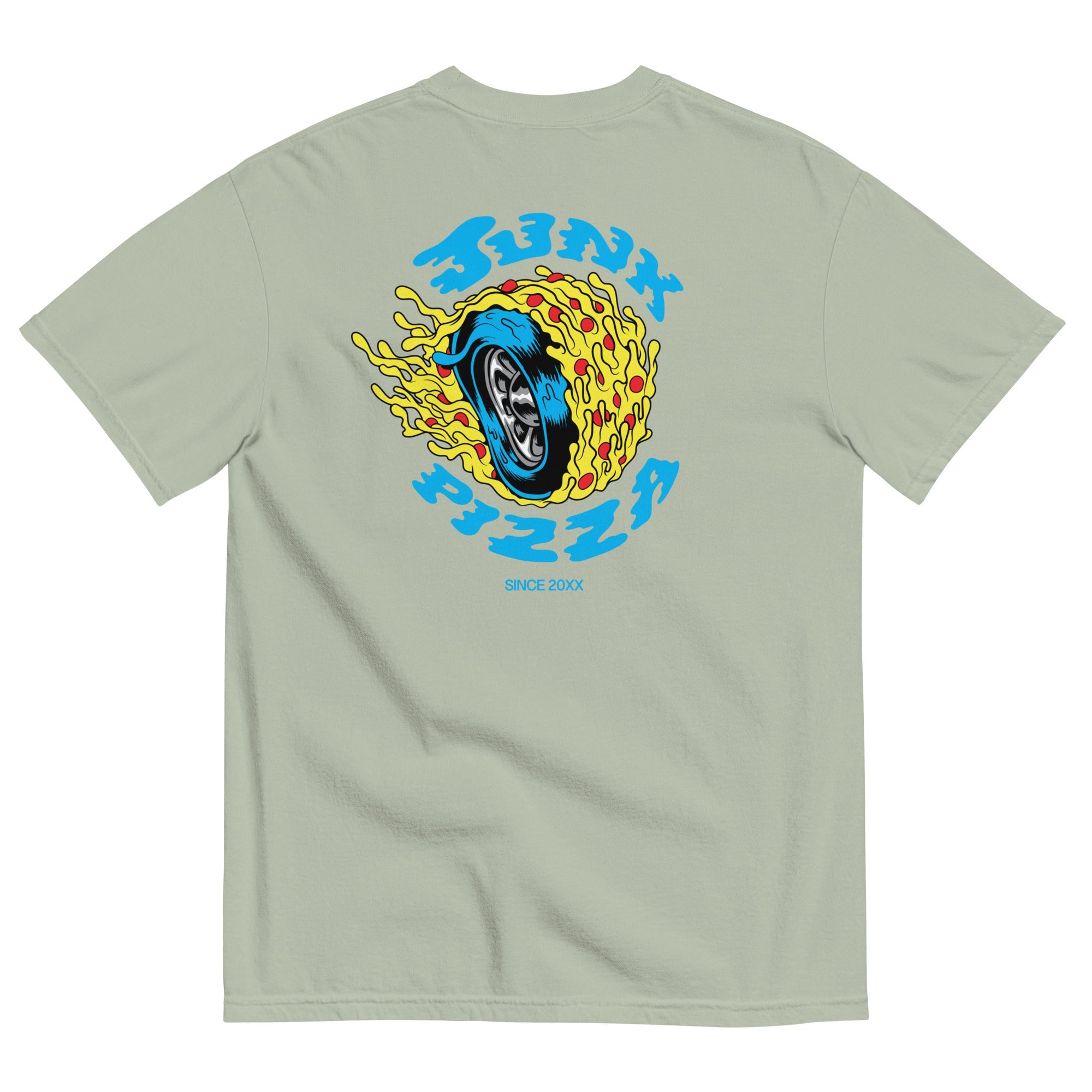 Junk Pizza Hot Wheel Tee - Junk Pizza