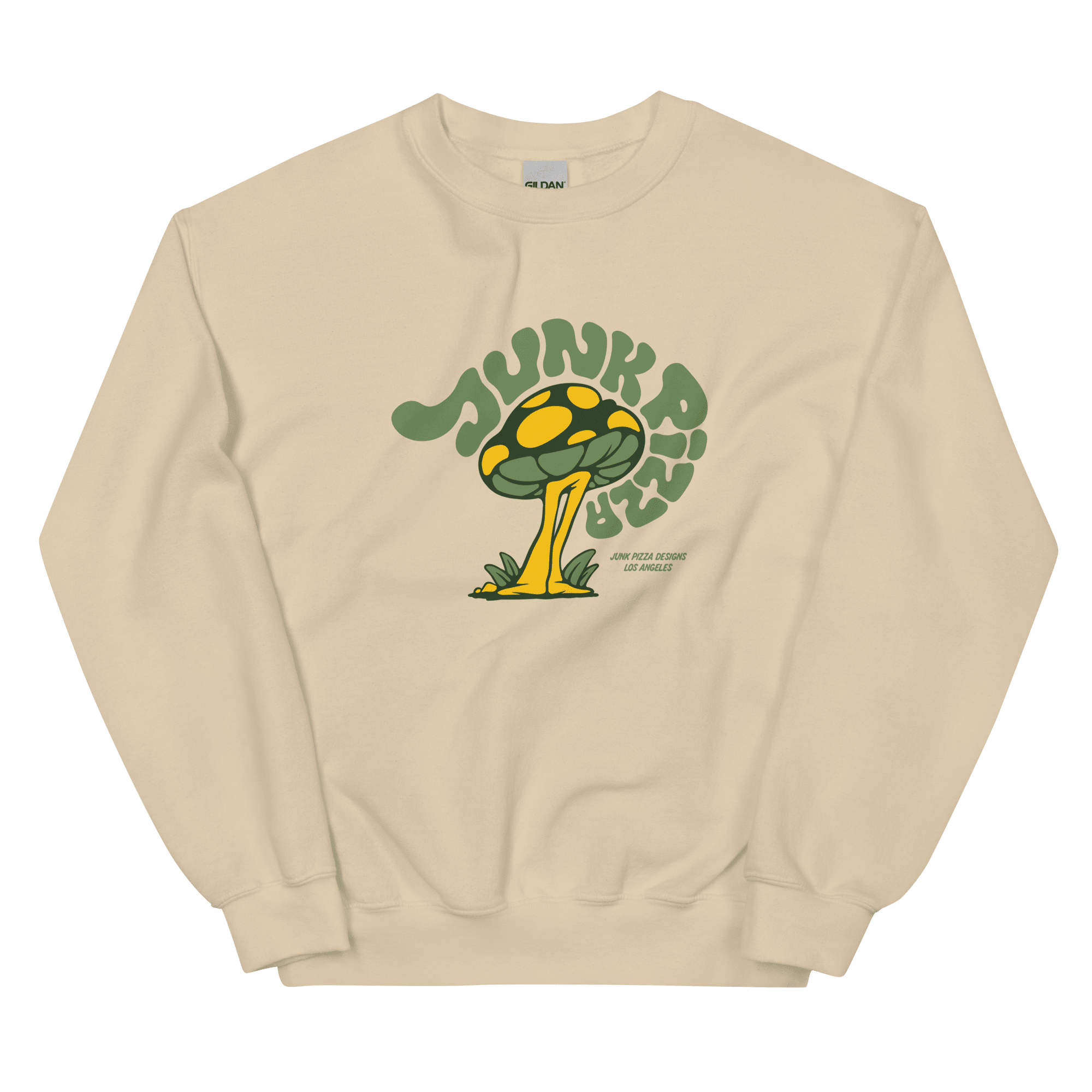 Junk Pizza Mushroom Sweatshirt - Junk Pizza