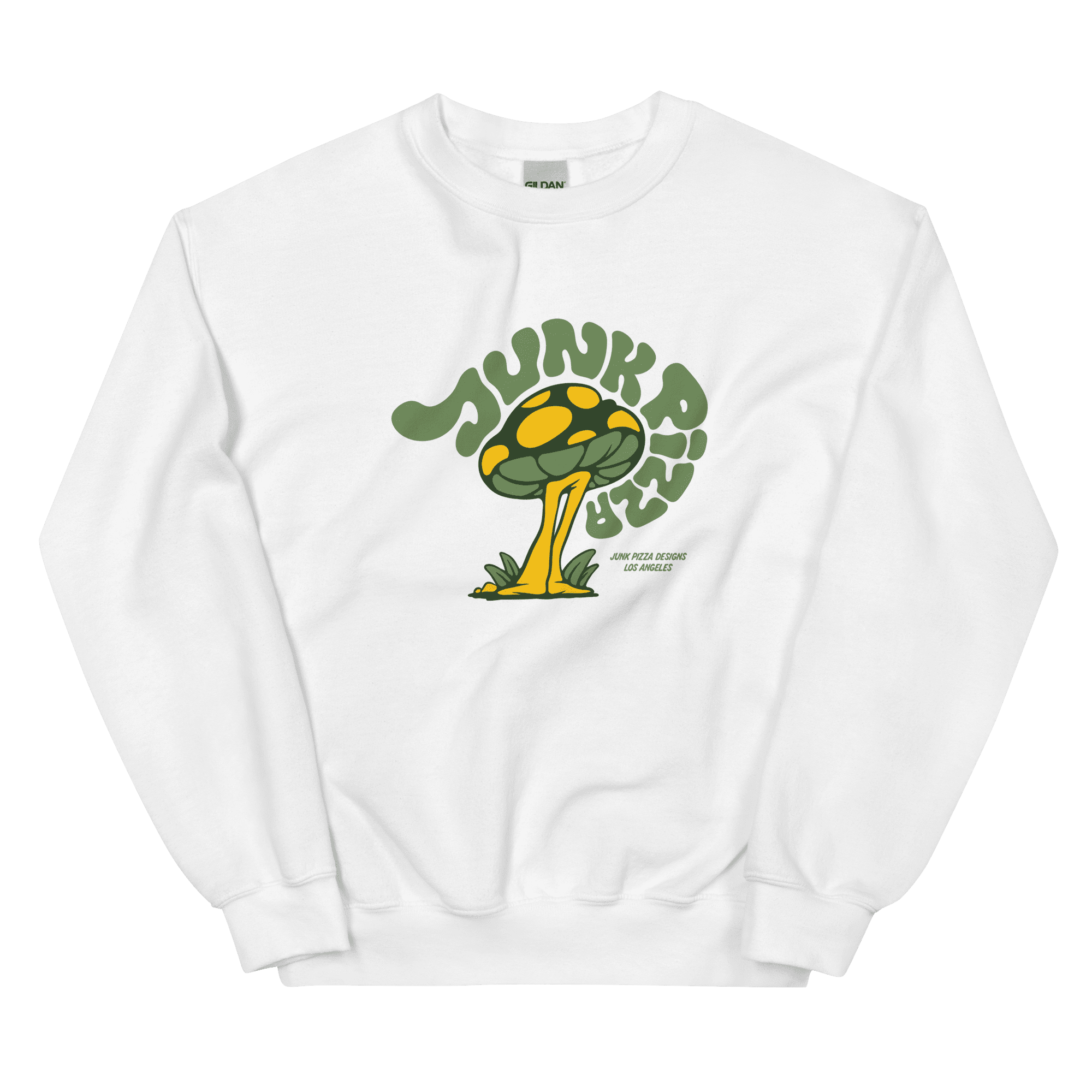 Junk Pizza Mushroom Sweatshirt - Junk Pizza