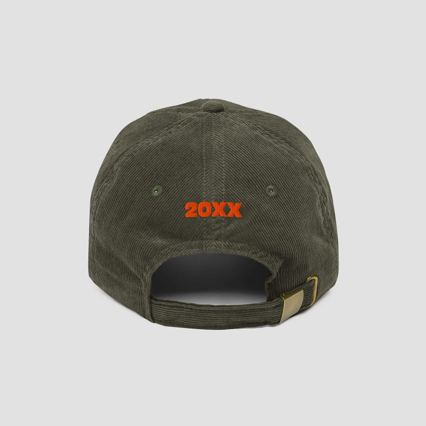 Life Trippin' Vintage Olive Corduroy Cap - Junk Pizza