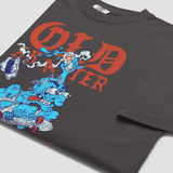 Old Skater Dark Vintage Graphic Tee - Junk Pizza