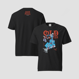 Old Skater Dark Vintage Graphic Tee - Junk Pizza