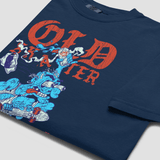 Old Skater Dark Vintage Graphic Tee - Junk Pizza