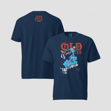 Old Skater Dark Vintage Graphic Tee - Junk Pizza