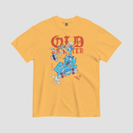 Old Skater Dark Vintage Graphic Tee - Junk Pizza