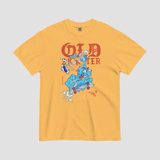 Old Skater Dark Vintage Graphic Tee - Junk Pizza