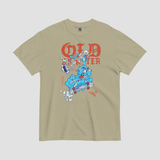 Old Skater Dark Vintage Graphic Tee - Junk Pizza