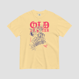 Old Skater Vintage Print Graphic Tee - Junk Pizza
