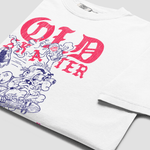 Old Skater Vintage Print Graphic Tee - Junk Pizza