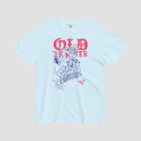 Old Skater Vintage Print Graphic Tee - Junk Pizza
