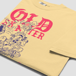 Old Skater Vintage Print Graphic Tee - Junk Pizza