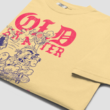 Old Skater Vintage Print Graphic Tee - Junk Pizza