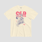 Old Skater Vintage Print Graphic Tee - Junk Pizza