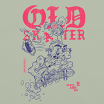 Old Skater Vintage Print Graphic Tee - Junk Pizza