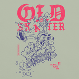 Old Skater Vintage Print Graphic Tee - Junk Pizza
