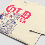 Old Skater Vintage Print Graphic Tee - Junk Pizza