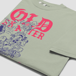Old Skater Vintage Print Graphic Tee - Junk Pizza