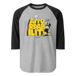 The Affordability Con 3/4 Sleeve Raglan Shirt - Junk Pizza