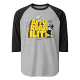 The Affordability Con 3/4 Sleeve Raglan Shirt - Junk Pizza