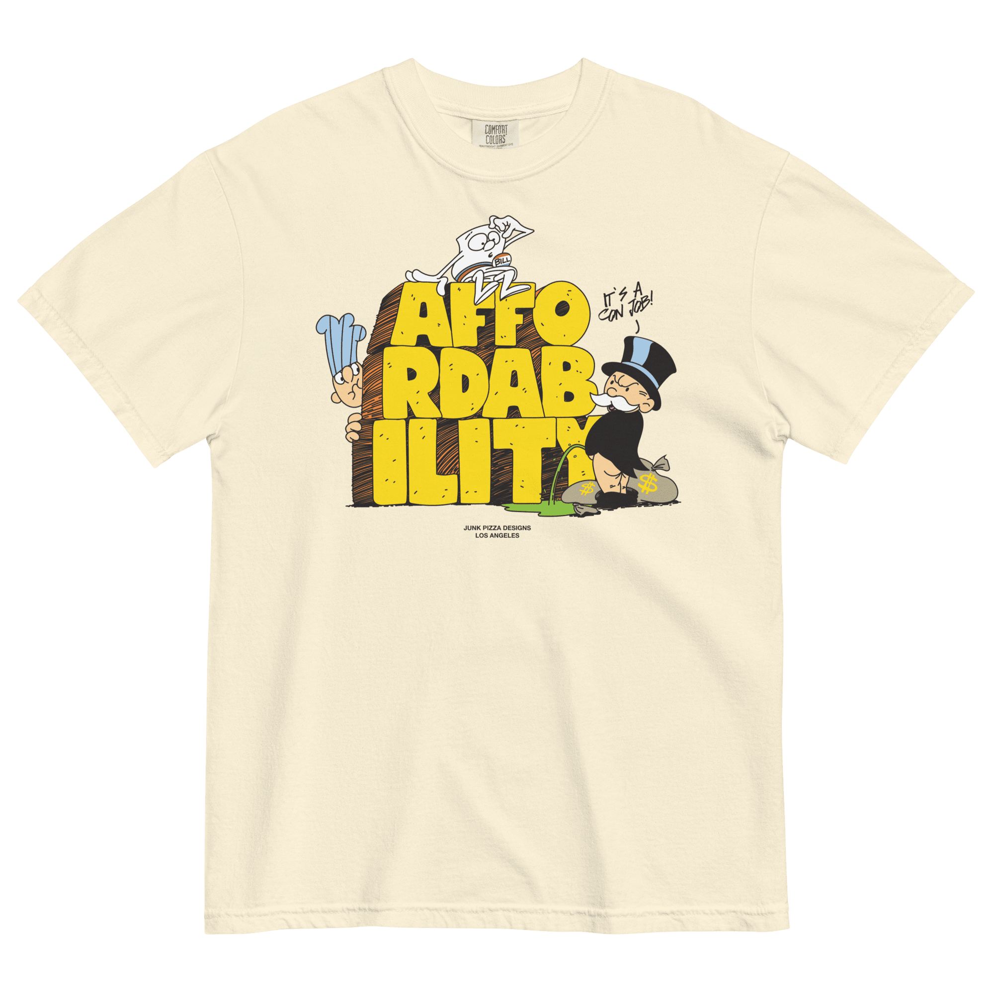 The Affordability Con Graphic Tee - Junk Pizza