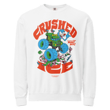 Unisex garment - dyed fleece crewneck sweatshirt - Junk Pizza