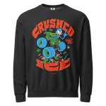 Unisex garment - dyed fleece crewneck sweatshirt - Junk Pizza