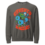 Unisex garment - dyed fleece crewneck sweatshirt - Junk Pizza